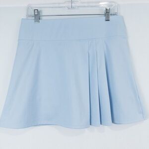 Tommy Bahama Golf &‎ Tennis Pleated Short Skort Womens Medium Light Blue Pockets